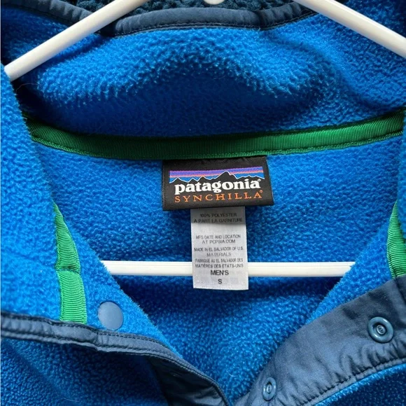 Patagonia Blue Snap-T Fleece Pullover - Picture 3 of 3